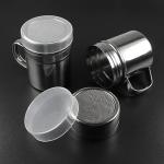 2-Pack Stainless Steel Powder Shaker with Handle