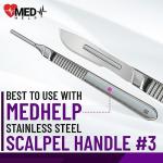 Pack of 200 Sterile Size 10 Scalpel Blades