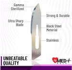 Pack of 200 Sterile Size 10 Scalpel Blades