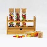 Test Tubes with Cork Stoppers - 4 Pack
