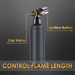 Adjustable Double Flame Butane Torch with Safety Lock