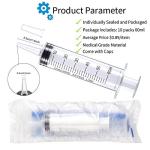 60ml Catheter Tip Syringe for Labs and Home