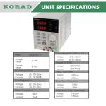 Korad KA3010D Adjustable Bench Power Supply 30V 10A