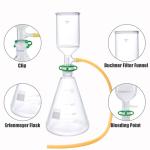 Buchner Funnel Filtering Kit with Filter Bottle