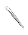 Stainless Steel Offset Broad Blade Forceps - 4.5