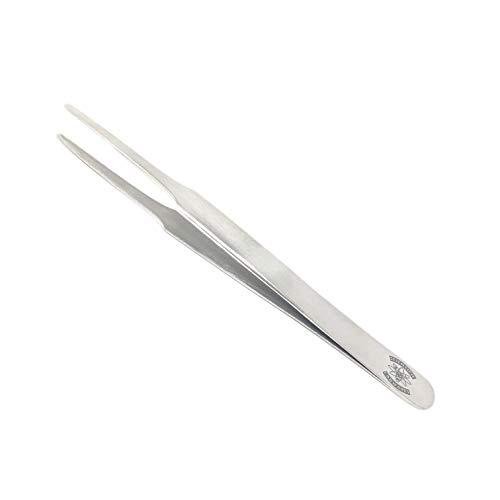 Stainless Steel Lab Forceps with Flat Tips