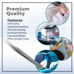 Precision Stainless Steel Surgical Forceps & Tweezers