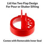 32 OZ Plastic Spice Bottles with Pour Cap - Set of 2