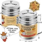 CUSINIUM 10 oz Spice Shaker with Adjustable Lid