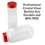 32 OZ Plastic Spice Bottles with Pour Cap - Set of 2