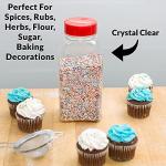 32 OZ Plastic Spice Bottles with Pour Cap - Set of 2