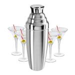 Oggi 60 oz Jumbo Stainless Steel Cocktail Shaker