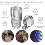 Premium Vacuum Insulated Cocktail Shaker Set - 28oz