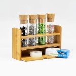 Test Tubes with Cork Stoppers - 4 Pack