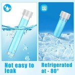 100 Pcs 10ml Clear Plastic Test Tubes with Caps