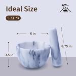 Marble Mortar and Pestle Set - 150ml