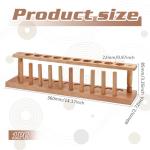 10-Hole Wood Test Tube Holder for 22mm Tubes