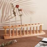 10-Hole Wood Test Tube Holder for 22mm Tubes