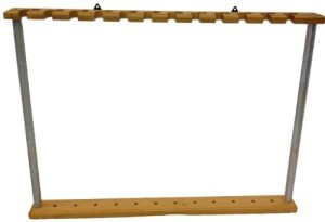 Eisco Labs 12 Capacity Natural Wood Buret Rack