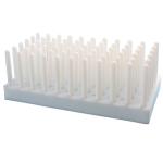 Plastic Test Tube Stand for 66 Test Tubes