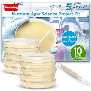 Nutrient Agar Petri Dishes Kit with eBook