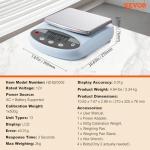 VEVOR 2000g High Precision Lab Balance Scale