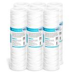 5 Micron String Wound Water Filter Cartridge - 6 Pack