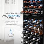 Newair 76-Bottle Dual Zone Wine Fridge
