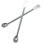 Sunnyglade 10PCS Stainless Steel Lab Spoon Spatula Set