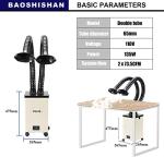 Solder Fume Extractor with Dual Dust Filters