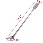 Sunnyglade 10PCS Stainless Steel Lab Spoon Spatula Set