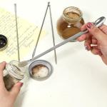 Micro Lab Sampling Scoop Spatula Set - 4 Pieces