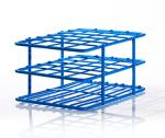 SP Bel-Art Half-Size Test Tube Rack, Blue