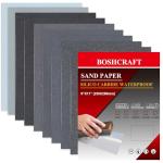 Boshcraft 25 Pcs Wet Sandpaper Assortment Sheets