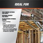 DAP High Heat Mortar Fire Stop Caulk, 10 Oz