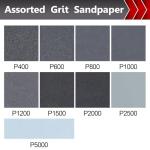 Boshcraft 25 Pcs Wet Sandpaper Assortment Sheets