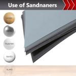 Boshcraft 25 Pcs Wet Sandpaper Assortment Sheets