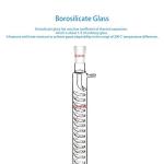 StonyLab Borosilicate Glass Graham Condenser 400mm