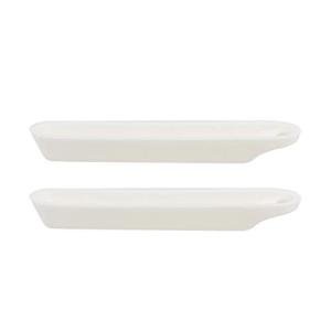 Corundum Alumina Crucible Boat Set - 2pcs
