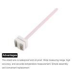 Platinum Rhodium S Type Thermocouple Probe 1600°C