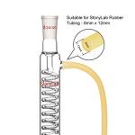StonyLab Borosilicate Glass Graham Condenser 400mm