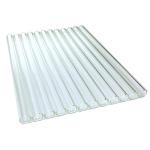 12-Piece Reusable Glass Tubes - 6 Inch Long