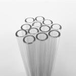 12-Piece Reusable Glass Tubes - 6 Inch Long