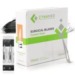 Cynamed Sterile Carbon Steel Scalpel Blades, 100 Pack
