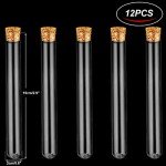 12-Pack Glass Test Tubes with Cork Stoppers