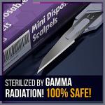 MyMed #11 Disposable Mini Scalpel Blades - 25 Pack