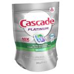 Cascade Platinum Dishwasher Detergent Packs, Fresh Scent
