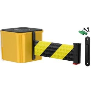 Visiontron WM412 Wall-Mounted Yellow Crowd Barrier 30
