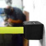 Visiontron WM412 Wall-Mounted Yellow Crowd Barrier 30