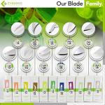 Cynamed Sterile Carbon Steel Scalpel Blades, 100 Pack